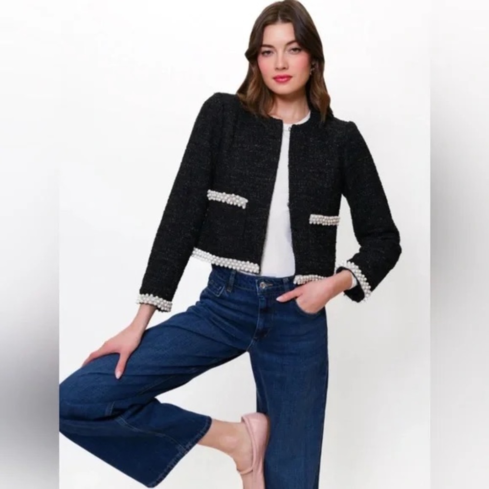 Hutch Leva Pearl Trim Jacket